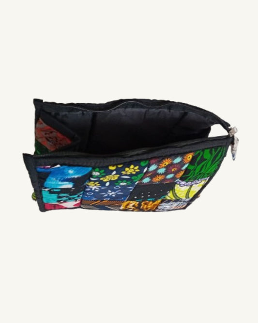 Waxprint Patchwork Toilettas