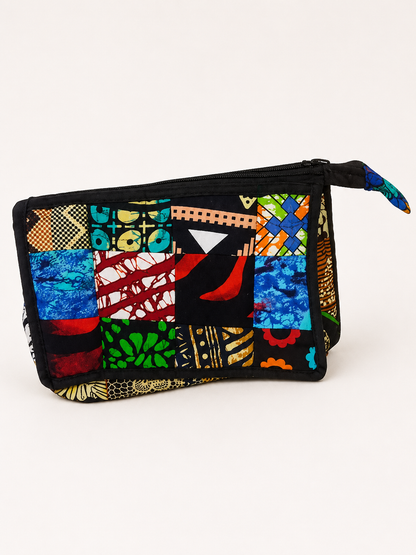 Waxprint Patchwork Toilettas