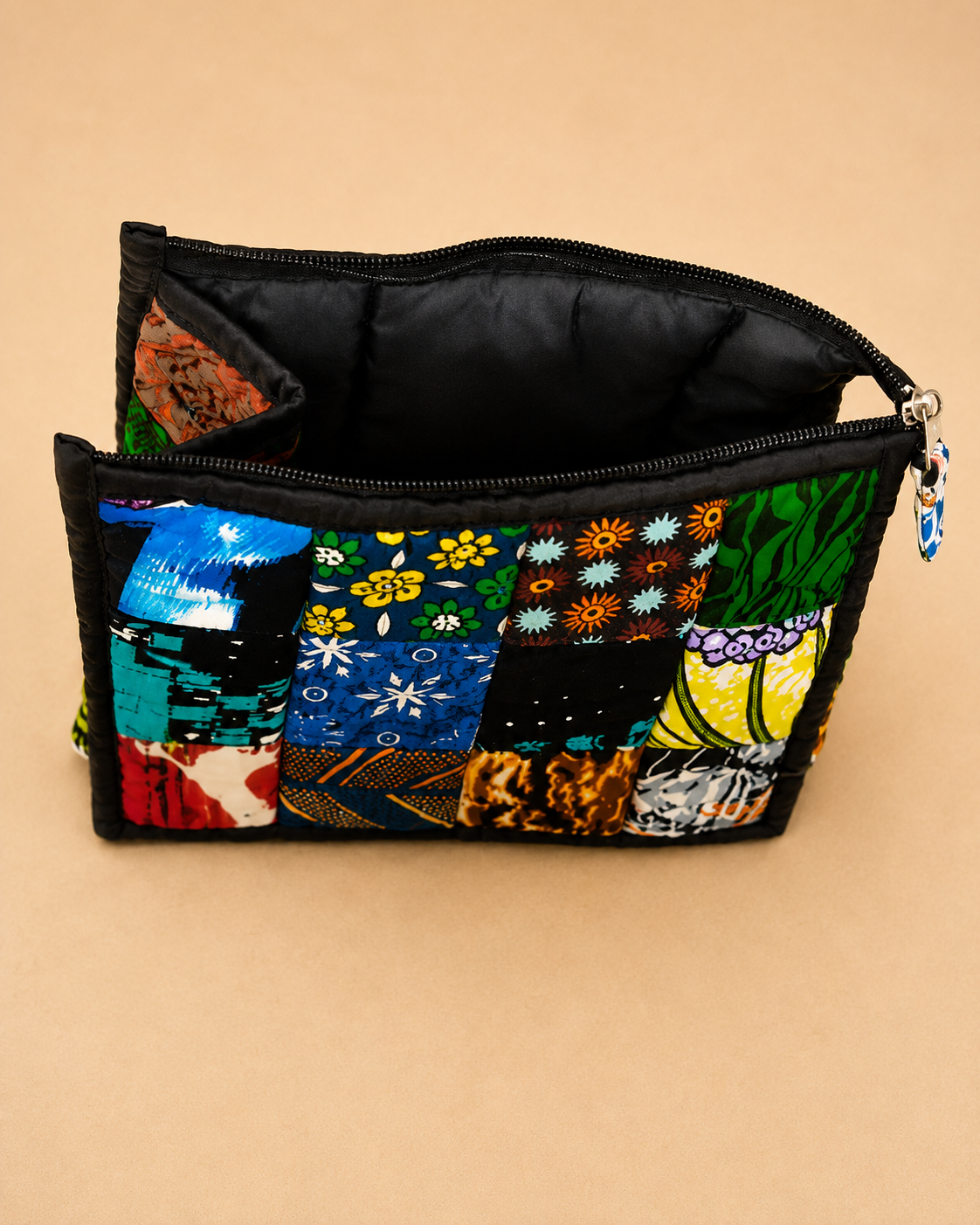 Waxprint Patchwork Toilettas