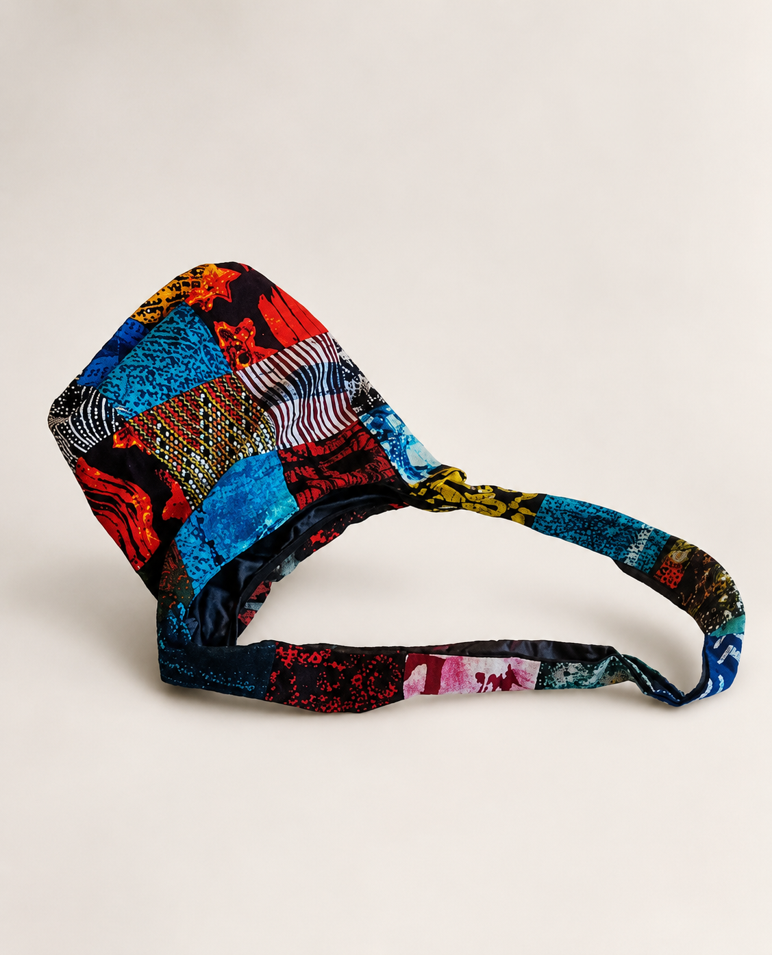 Waxprint Patchwork Crossbody Tas