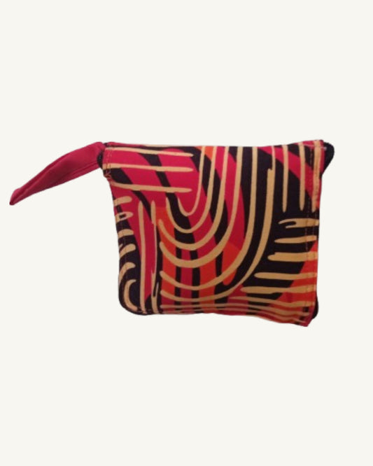 Kikapu Opvouwbare African Print Shopper – Rood/Oranje/Zwart