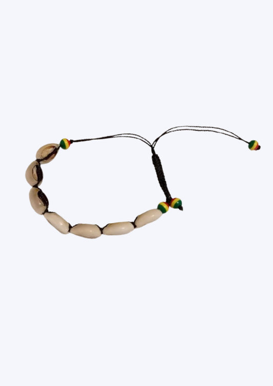 Rasta Schelp Armband