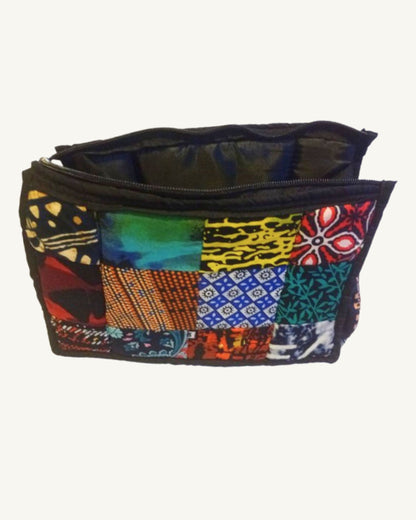 Waxprint Patchwork Toilettas