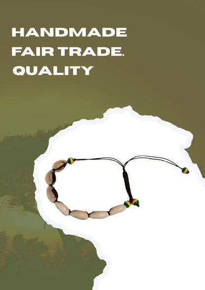 Rasta Schelp Armband