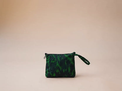 Kikapu Opvouwbare African Print Shopper – Groen/Zwart